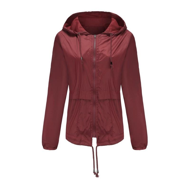 Lightweight Mesh 20D Hooded Windbreaker Rain Jacket Short Cut Outdoor Sportswear Accessory Men