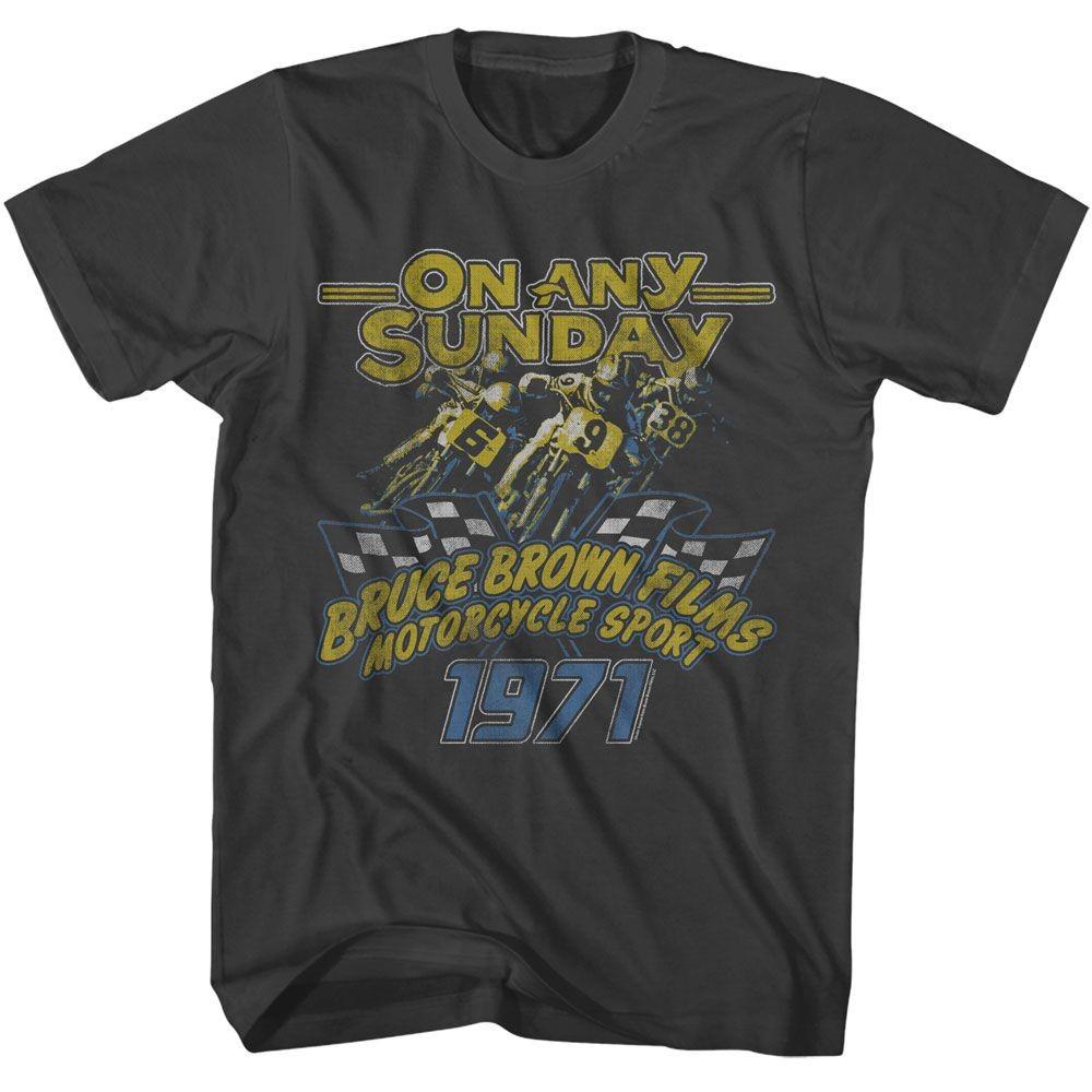 Bruce Brown Films On Any Sunday 71 Smoke Movie Shirt