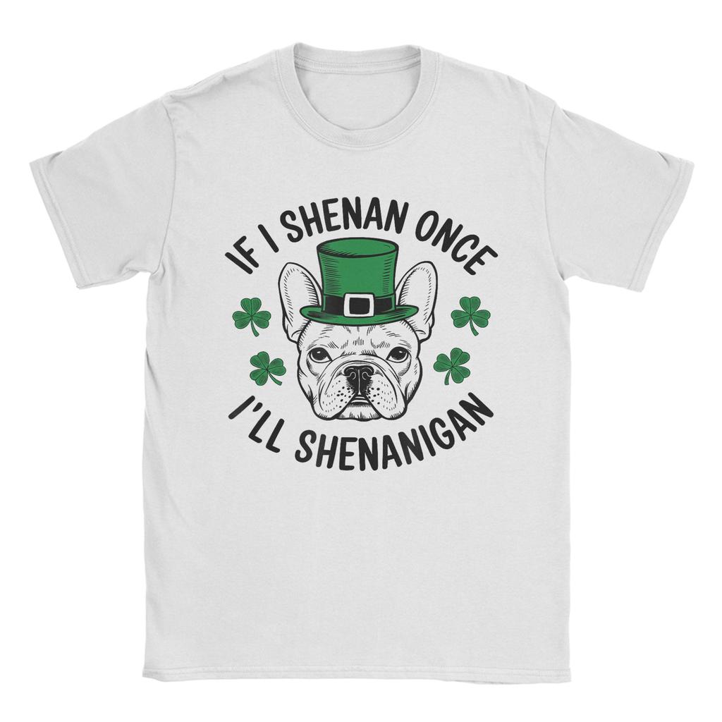 Unisexs TShirt If I Shenan Once Ill Shenanigan Raccoon St Patricks Day Vintage Pure Cotton Tee Shirt Short Sleeve T Shirts Gift