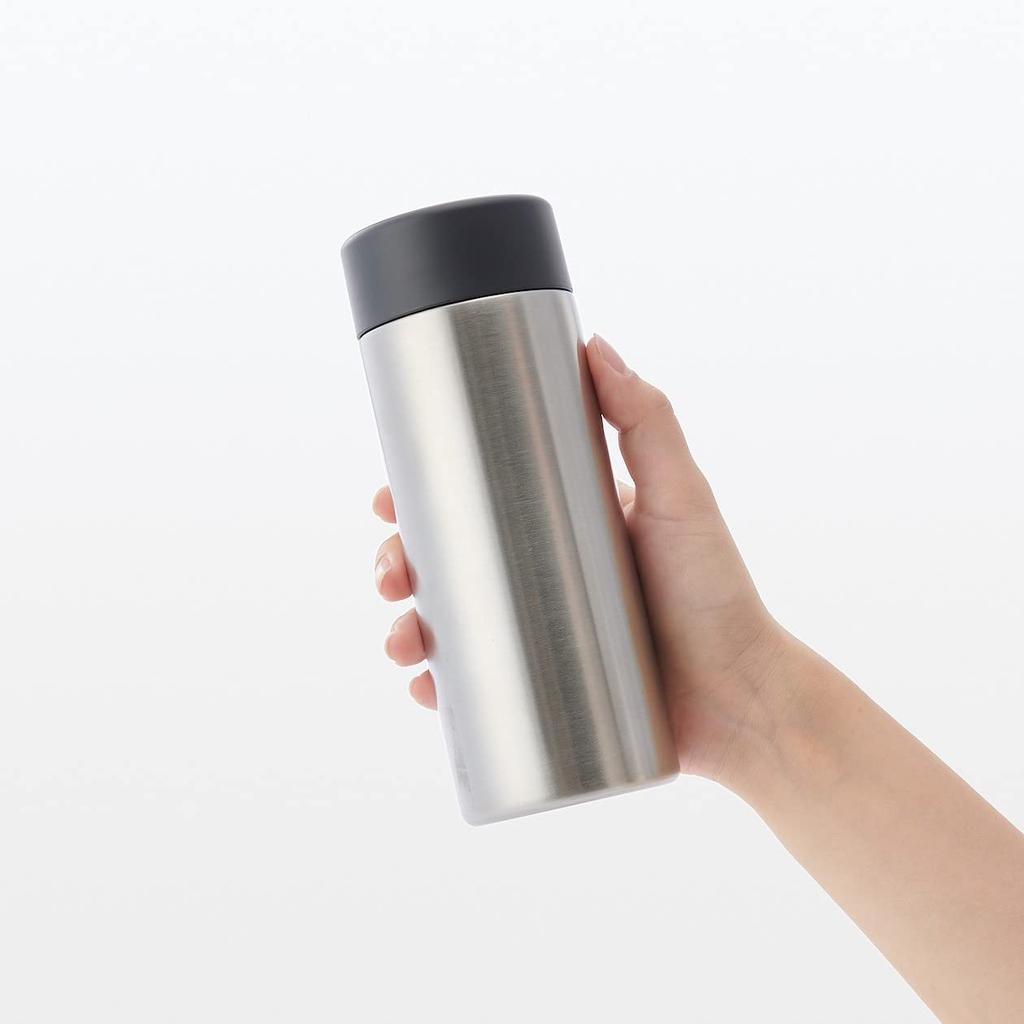 MUJI Stainless Steel Insulated Bottle, Approx. 350ml, 44593769