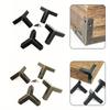 40pcs Box Corner Protector Antique Bronze Wooden Jewelry Gift Wine Box Corner Protect Furniture Hardware Chest Triangle Edge Cove