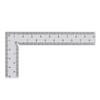 Stainless Steel 1.2mm L Shaped Ruler Dual Scale Multi Size Heavy Duty Woodworking Decoration Engineering