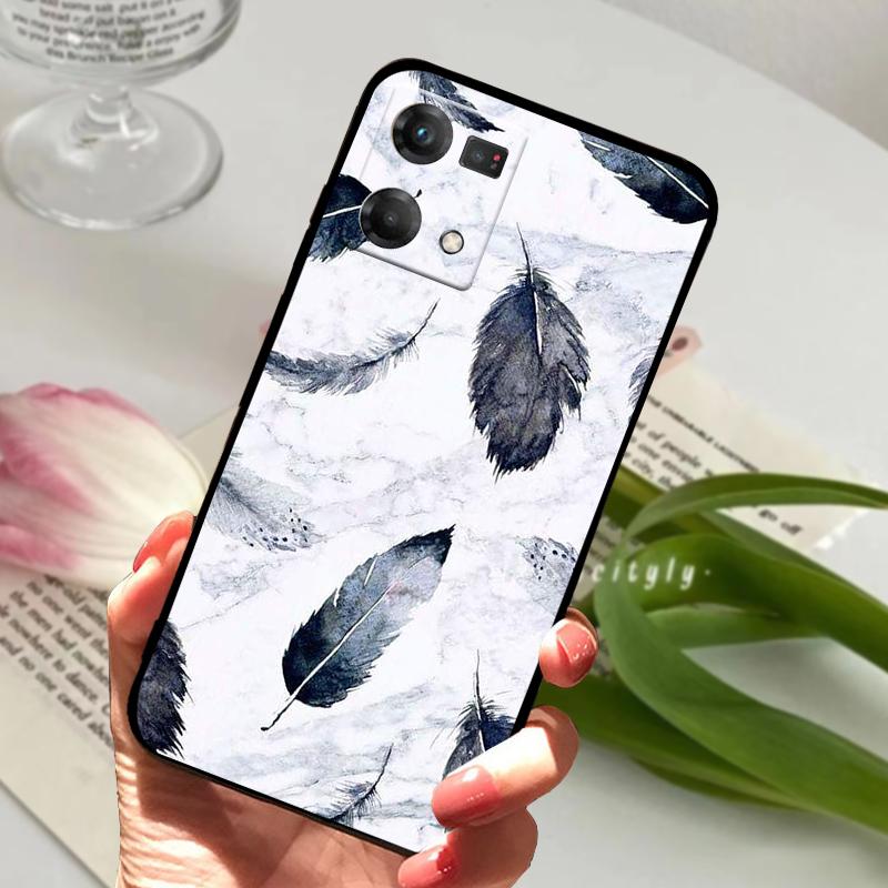 For OPPO Reno7 4G Case Reno 7 Pro Cartoon Animal Shockproof Silicone TPU Phone Cover For Oppo Reno7 Lite 7 Z 5G 7 SE Fundas Capa