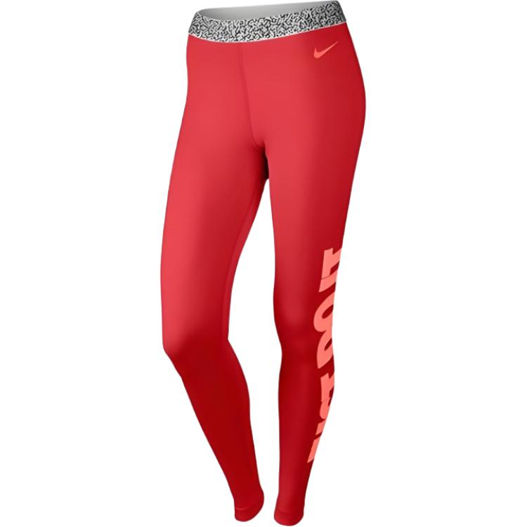 Nike Спортивные брюки женские красные средние 640960-696