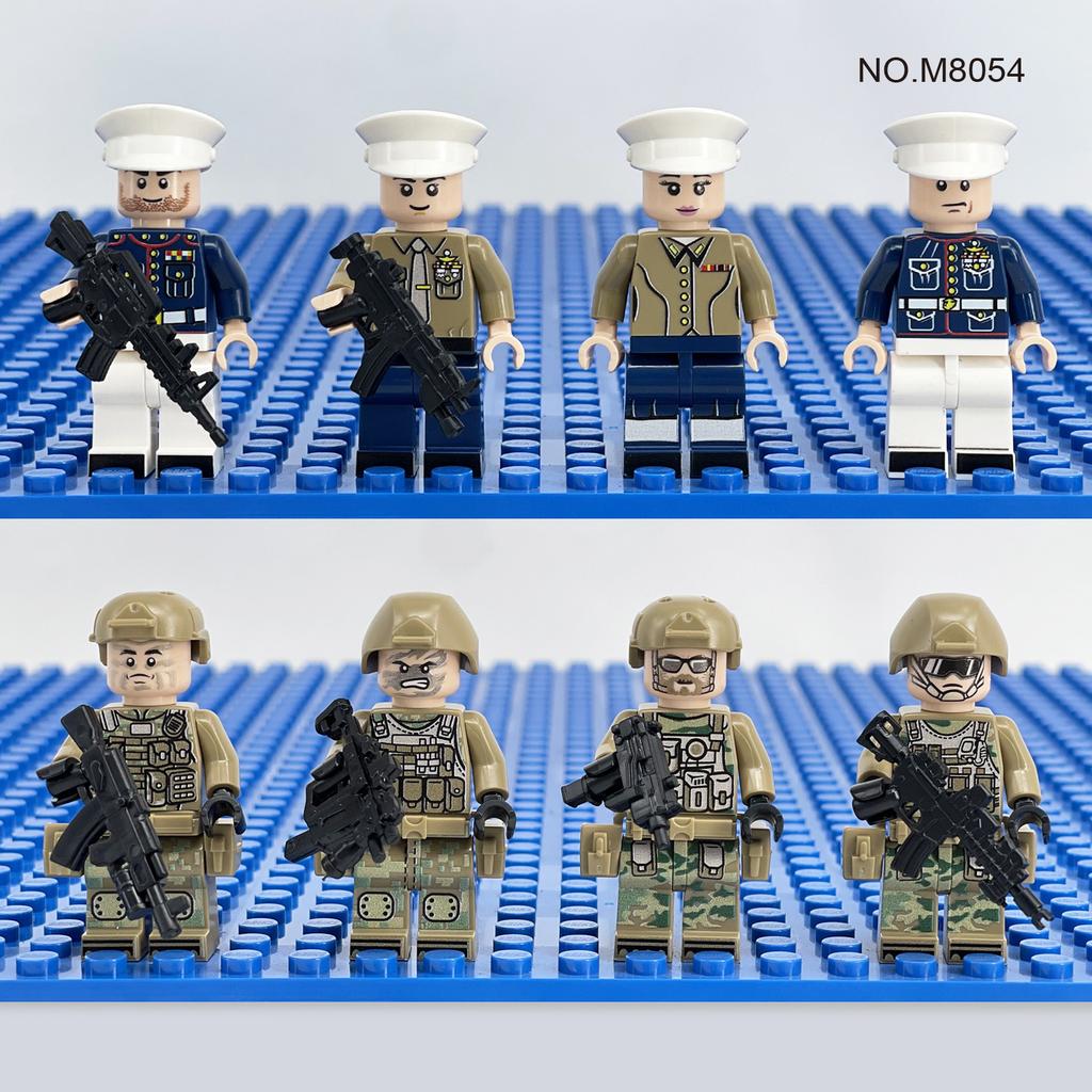 MOC Корпус морской пехоты США Конструктор игрушек