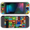 PlayVital Protective Case Compatible with Soft TPU Slim Case Cover for Switch with Colorful ABXY Button Patterned Protective Shell Switch, Caps,
