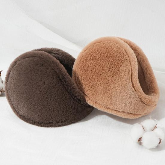 Yousheng Зимние наушники Толстые плюшевые Ветрозащитные Морозостойкие Защита ушей для улицы Наушники для работы на улице