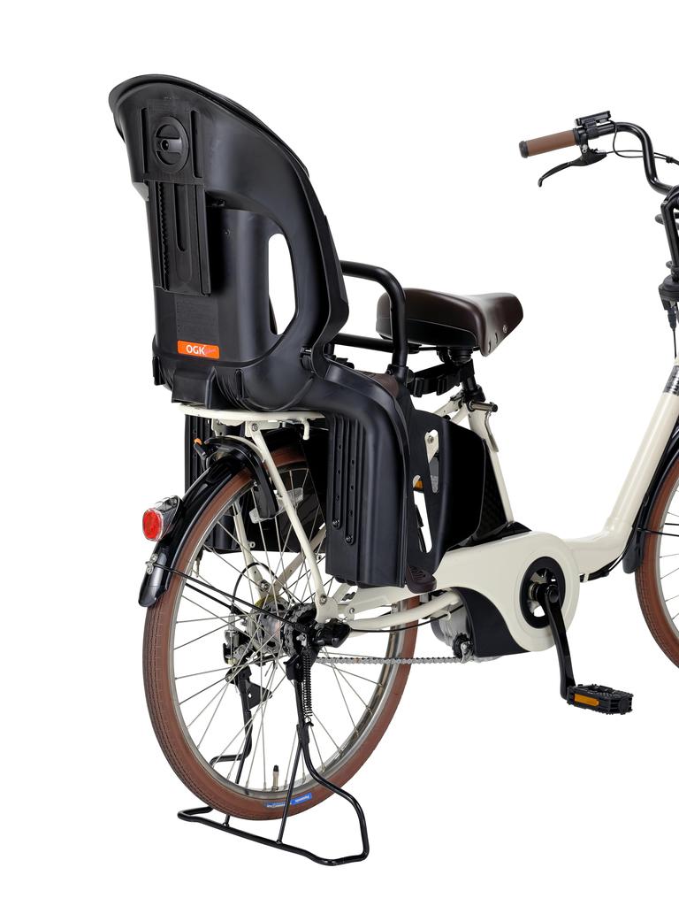 OGK Giken OGK Giken Детское велосипедное сиденье для детей, заднее сиденье коричневого цвета, соответствует новым стандартам SG (Серия РБК) РБК-011DX5 (Комфортный подголовник) Черный/Темный