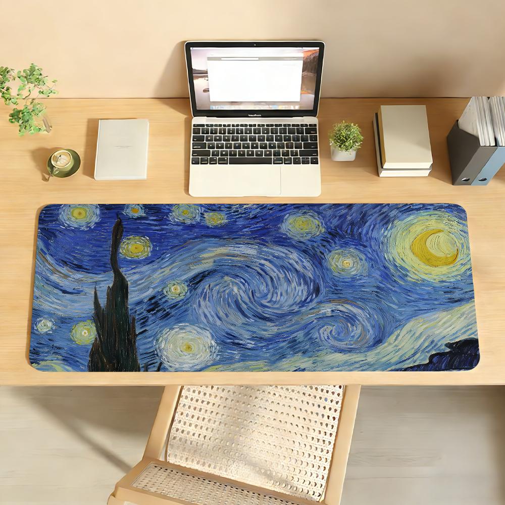 Art Van G-Gogh Painting Mouse Pad Computer Laptop Rubber Non-slip Mouse Mat Mousepad Gamers Decoracion Desk Mat