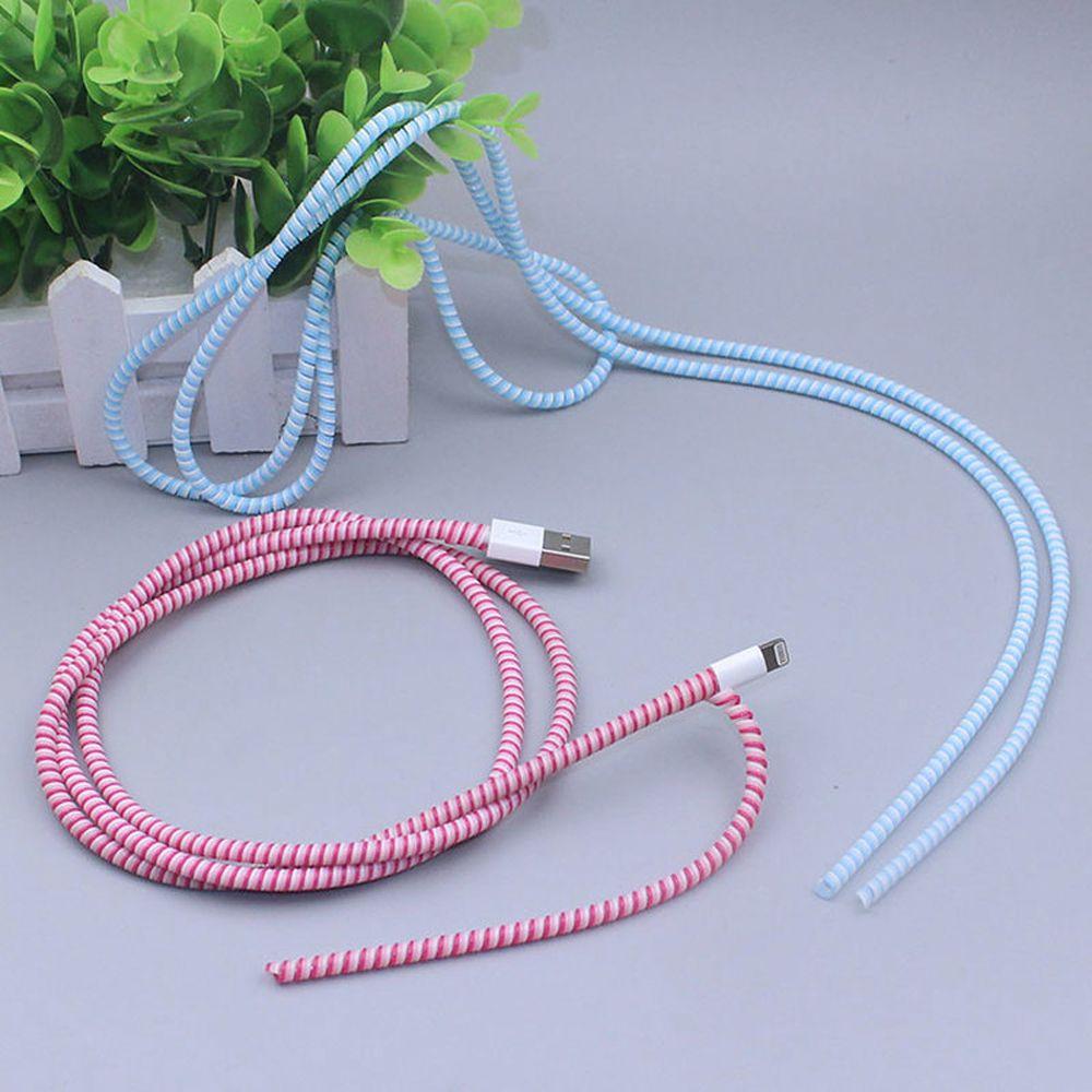Elastic USB  Cover Earphone  Cover Cable Protector Rope Protection Bobbin Winder Data Line Case