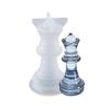 Шахматная форма Антипригарная Замена Современный Простой Стиль Смола Международные Шахматы Изготовление Поделок Форма Аксессуары