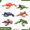 Mini Pvc Frog Model Static Animal Figurine For Kids Learning And Home Decorations