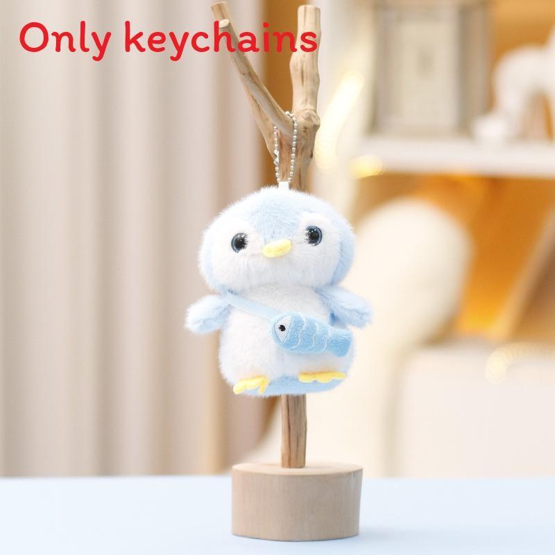 Plush Penguin Toy Keychain With Soft Short Plush For Girls Gift And Bag Decoration
