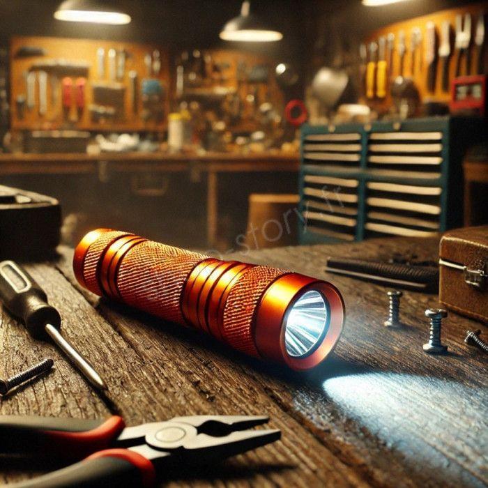 Фонарик - Алюминий - Мини - 9 светодиодов - Компактный - Прочный