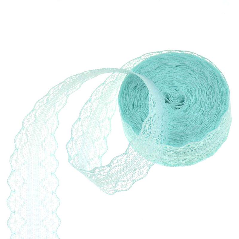Лента для отделки своими руками, популярная кружевная ткань, украшение, высококачественное кружево, вышитое, горячая распродажа для шитья, 10 м/рулон, выдалбливают, 3 см