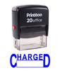 Printtoo Rubber Stamp Office Stationary CHARGED Self Inking Custom