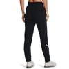 Under Armour Letter Stripe Training Woven Pants Women Bottoms Black 1365659-001