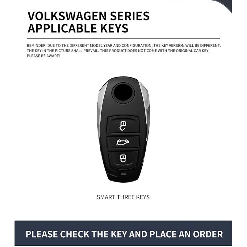 Для VOLKSWAGEN Чехол-защита для автомобильного ключа из цинкового сплава и кожи для Volkswagen VW Golf 6 Mk6 Tiguan Polo Passat CC B6 B7 К