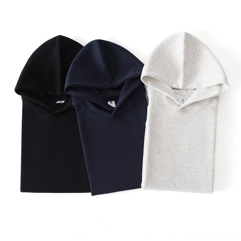Hooded Sweatshirt Men Women Solid Color Fall Winter Casual Sportswear