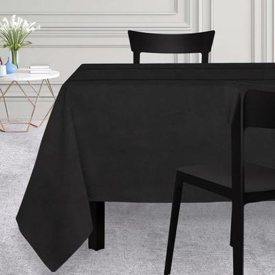 Прямоугольная скатерть 150х250 см VENISE черная, Soleil d'Ocre