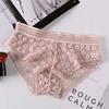 Women's Lace Panties Comfort Underwear Daisy Print Lace Briefs