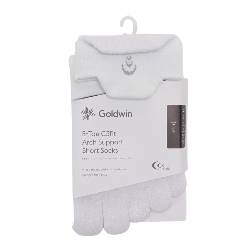 Три носка Five to See Three Fit Short Socks White Japan S to Japan size [Goldwin] [Goldwin] [See Fit] (эквивалент S)