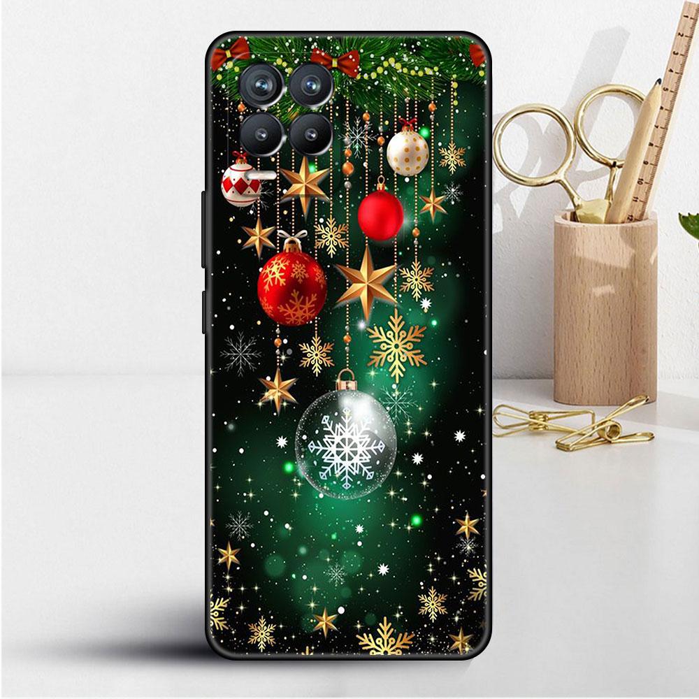 Чехол для Realme 8 C21y GT Neo 2 3 8i C21 7 C11 6 C12 C35 C3 GT 9 Pro C12 Master Funda Phone Cover Snow Merry Christmas