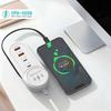 4-в-1 Зарядная станция Удлинитель USB C Быстрая зарядка Зарядное устройство для телефона Розетка для IPhone Samsung Xiaomi Huawei EU/US/UK Вилка Настенный адаптер