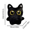 Милый черный котенок брелок маленькая кошка пара мобильный телефон кулон автомобильный брелок наушники рюкзак подвески сумка декор