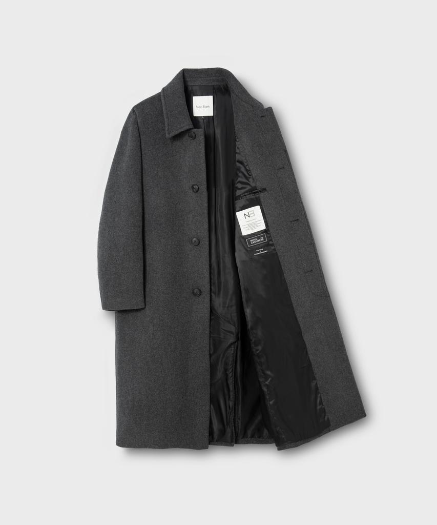 Nonblank [Nonblank X Fashion Planet] Balmacaan Coat_Grey
