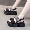 Летние сандалии женские новые спортивные модные универсальные легкие туфли на платформе увеличивающие рост в римском стиле