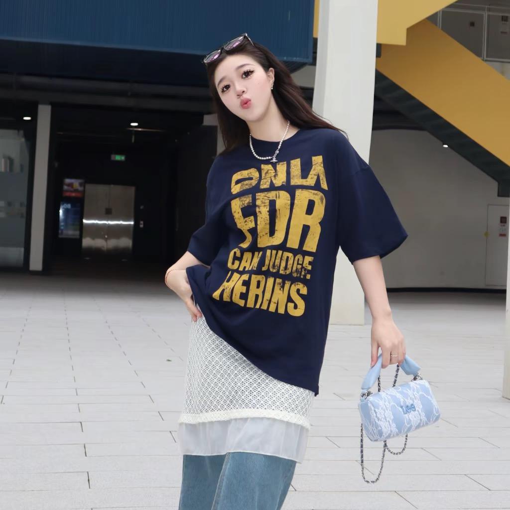 New Lee Fabric Handbag, Shoulder Bag, Crossbody Bag Large Size Women's Blue LE250038L-501