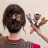 Girls Hair Clips Cartoon Cat Decor Twist Hair Claw Back Head Crab Holder Women Hair Styling Tool Hair Accessories