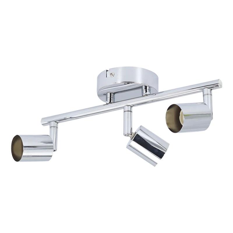 Поворотный светодиодный потолочный светильник с регулируемым углом наклона, многоточечные светильники для гостиной, фоновое выставочное точечное освещение