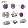 Chic Women Rings Hollow Alloy Smooth