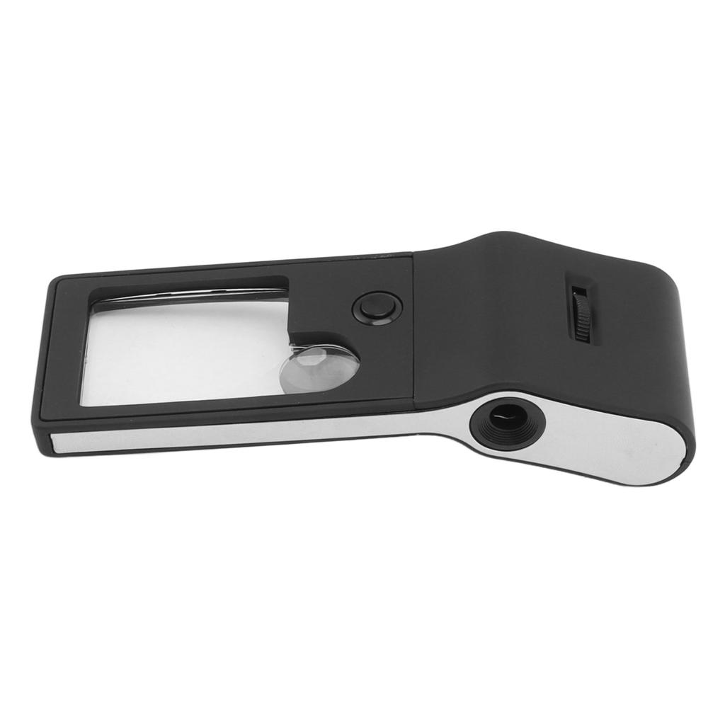 LED Lighted Magnifier 3X 10X 55X Portable Aspheric Magnifier High Bright UV Detection Magnifying Glass