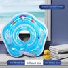 Adjustable Inflatable Baby Neck Swim Ring for Newborns with Double Airbag