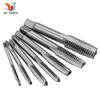 Taper Square Handle Straight Groove Tap Set: M3, M4, M5, M6, M8, M10, M12 (7 Pieces)