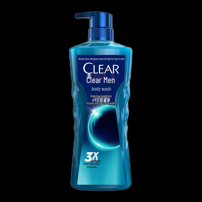 Clear Men Deep Sea Exploration Cologne Body Wash Twin Pack