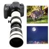 Hilitand telephoto lens For Canon EF-S mount camera 420-800mm Caliber F8.3-16 Full manual focus telescope zoom Multilayer MC coating manual focus lens