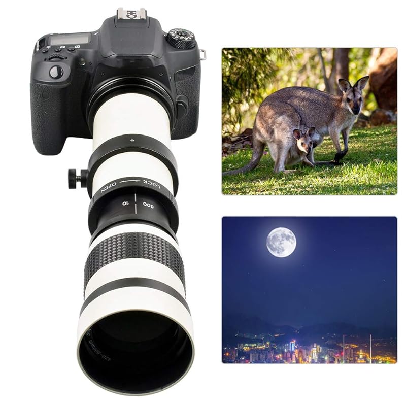 Hilitand telephoto lens For Canon EF-S mount camera 420-800mm Caliber F8.3-16 Full manual focus telescope zoom Multilayer MC coating manual focus lens