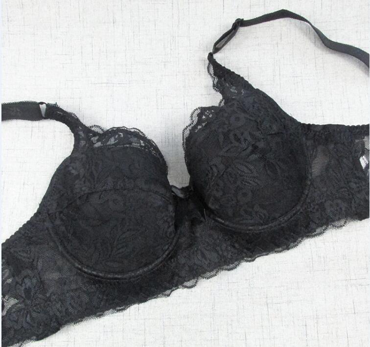 Женский, кружевной бюстгальтер plus-size