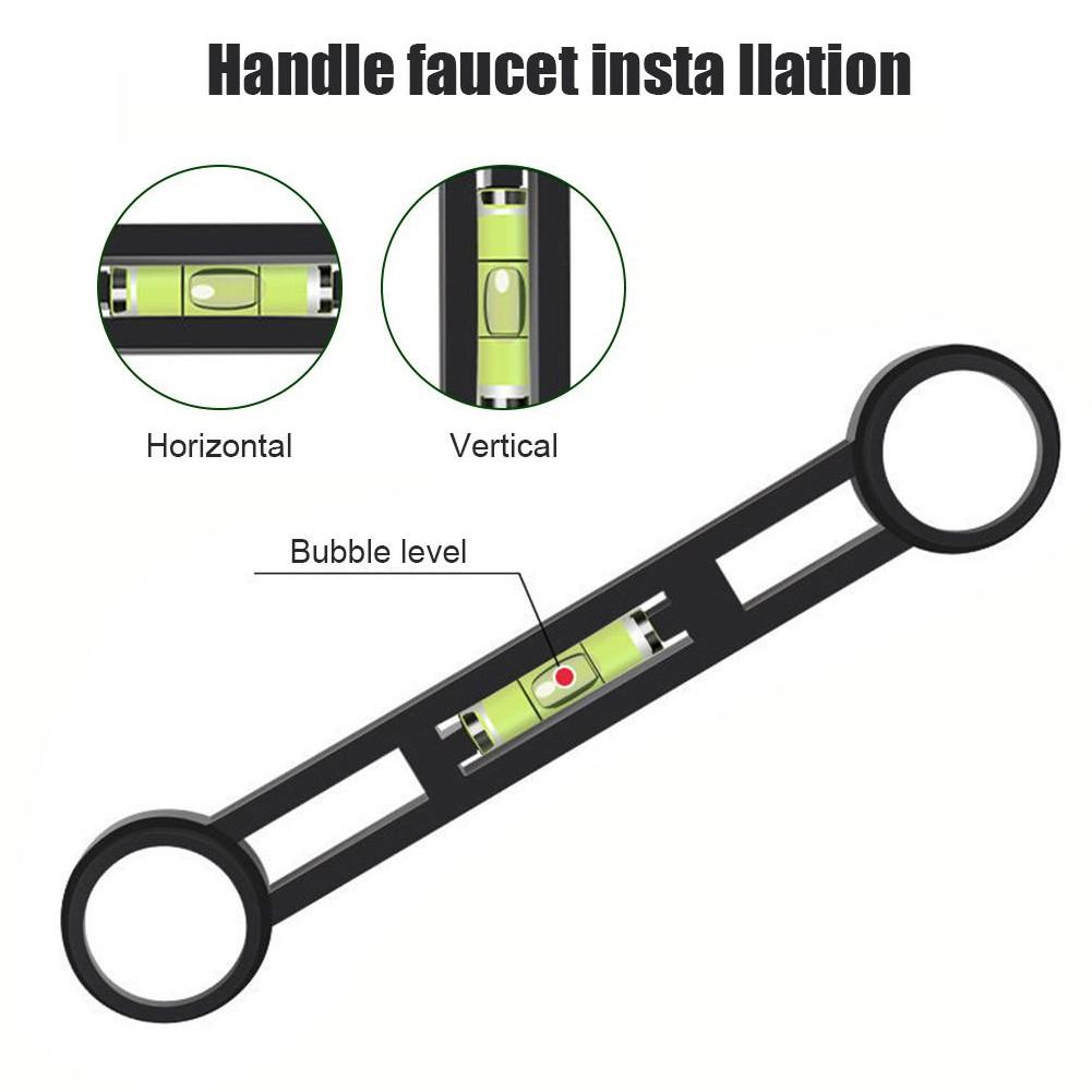 Curved Foot Level Meter Bathroom Faucet Installation Tool Level Detection Ruler