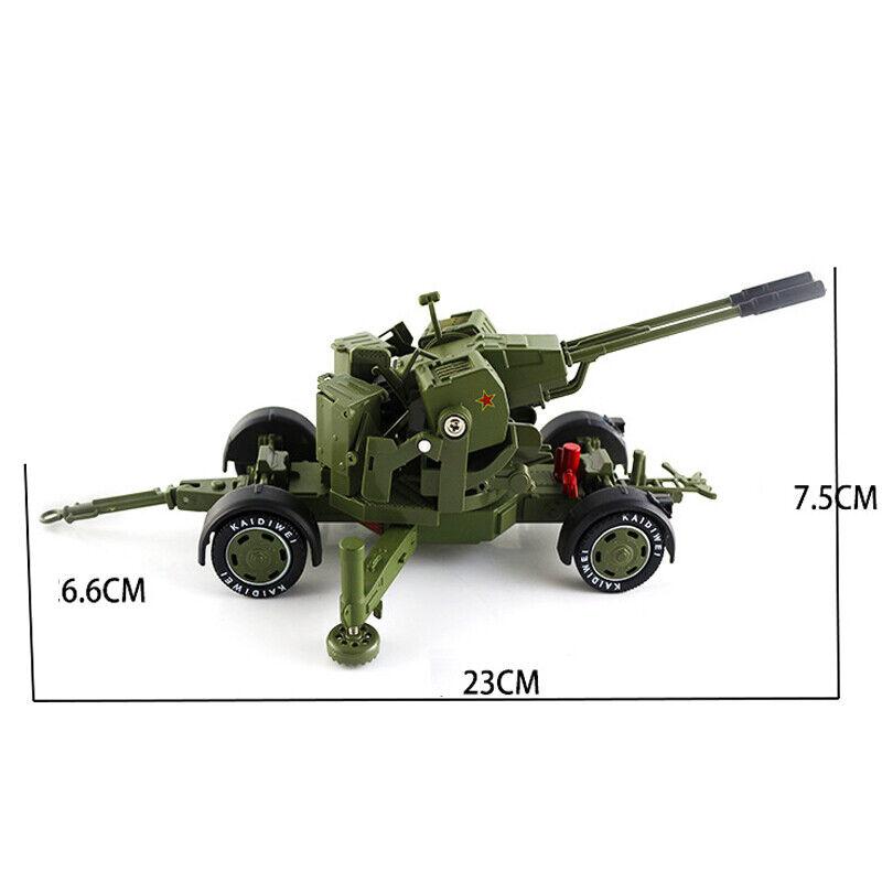 1/35 откатной автомобиль, противополетная пушка, зенитная пушка, двойной бегун, миномет, запуск ракеты, военная модель из сплава, детская игрушечная машина, литые под давлением металлические автомобили, игрушки