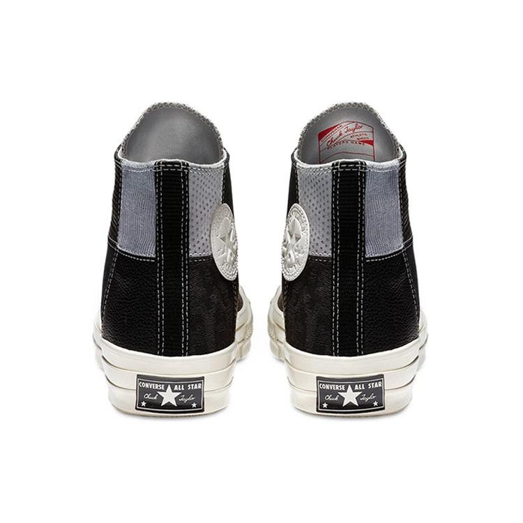 Chuck 70 Converse Mixed Material Hi Black Egret 163220C