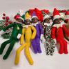 Christmas Elf Doll Hip Hop Doll Ornaments Figurine Shelf Decor Festive Atmosphere Doll Ornament Christmas Decorations