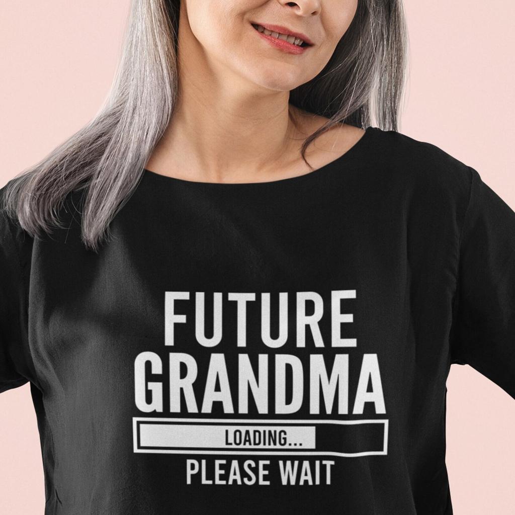 #26 Future Grandma Loading T-shirt, New Grandma Shirt Gift, New Grandmother Tee,