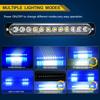 RIGIDON 2pcs 19cm Strobe Light LED Light 18W 12-24V 12LED Emergency Strobe Light Emergency