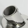 BAAU 2X Marine Stainless Steel 60 Degree 22mm 7/8 Inch Tube Round Base Hand Rail Railing Fitting Yachts Accessories
