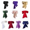 Decorative Bowknot Fabric Ribbon Cummerbunds Lace Up Waistband Strap  For Women Lady Girl Bridal